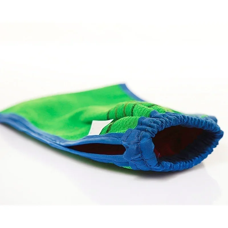 Guante de baño de dos caras para ducha, Spa, exfoliante, limpieza corporal, guantes de ducha, guantes de fregado, accesorios de ducha, Color aleatorio, 2 uds. - imagen 5