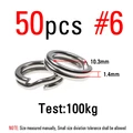 50pcs size 6