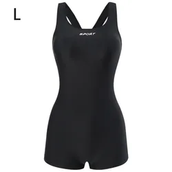 Traje de baño de una pieza de esquina plana resistente al cloro con almohadilla en el pecho traje de baño adelgazante diseño conservador de talla grande