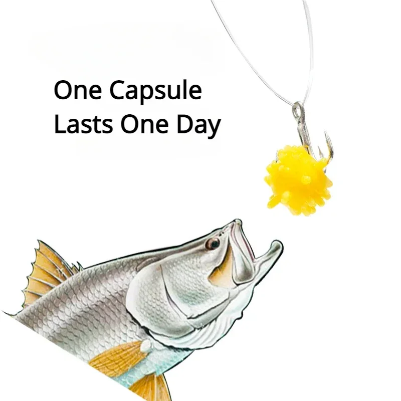 30 unids/caja, venta al por mayor, cebo blando Tpr, cebo de pesca flotante, minas pequeñas, bola de stinger, bola de flotabilidad, cebo suave con sabor a maíz, carpa - imagen 2