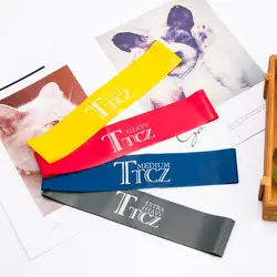 Banda expansora de fuerza cruzada para Yoga, Pilates, ejercicio, banda elástica de resistencia a la tensión, banda de goma atlética para entrenamiento