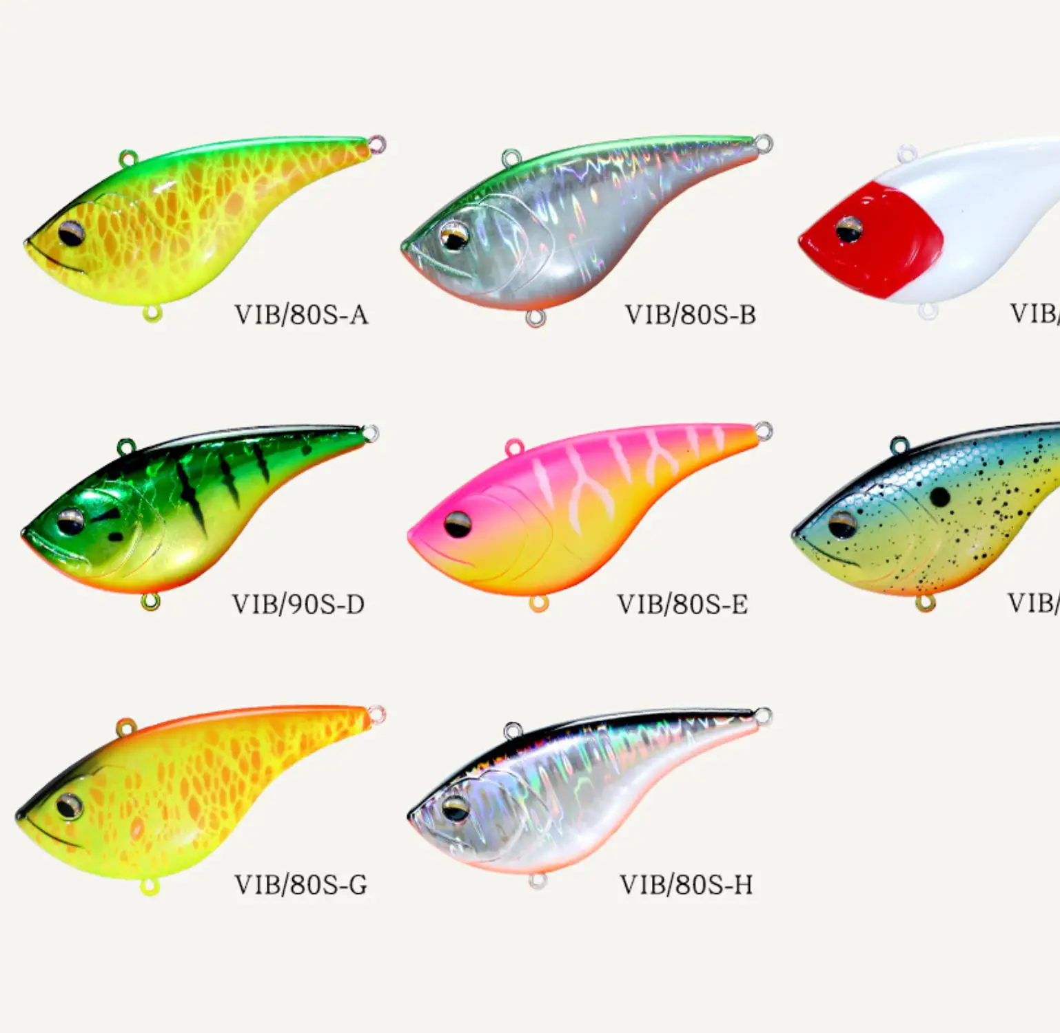 VIB 80mm – Señuelo Vibration 21g hundido lipless invierno lucio bass - imagen 3