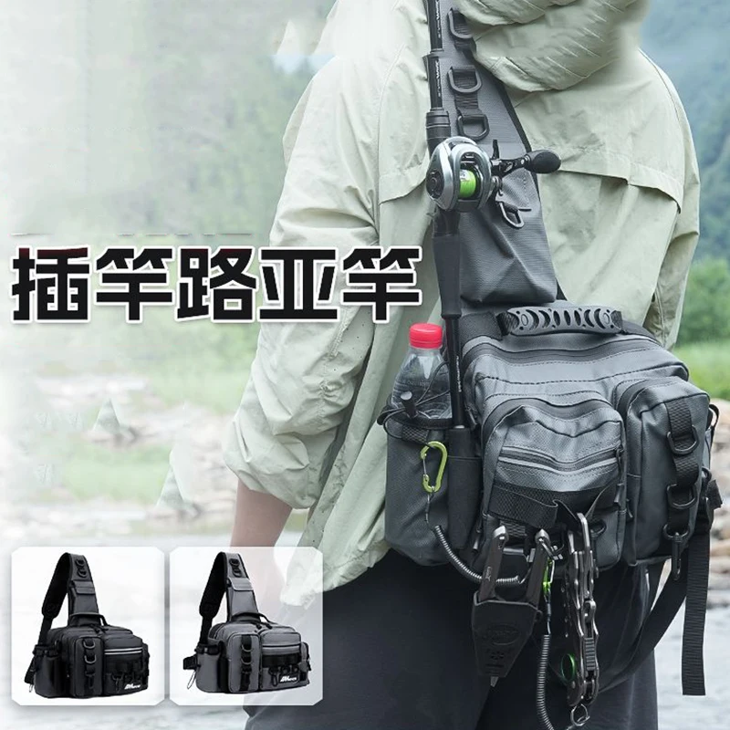 Bolsa de pesca impermeable bandolera multifuncional para equipo - imagen 3
