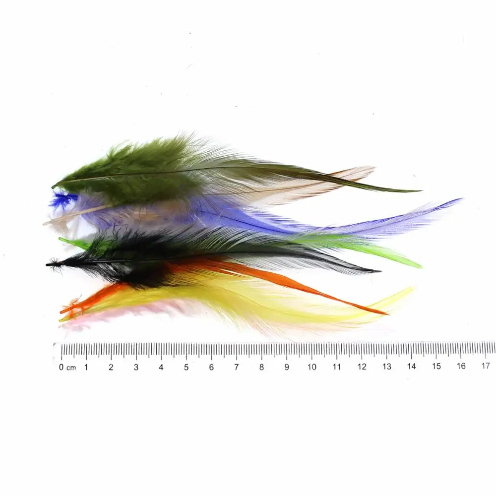 Wifreo-silla de montar de gallo, plumas de gallo para atado de moscas, trucha, salmón, lubina, agua salada, 50 unidades - imagen 2