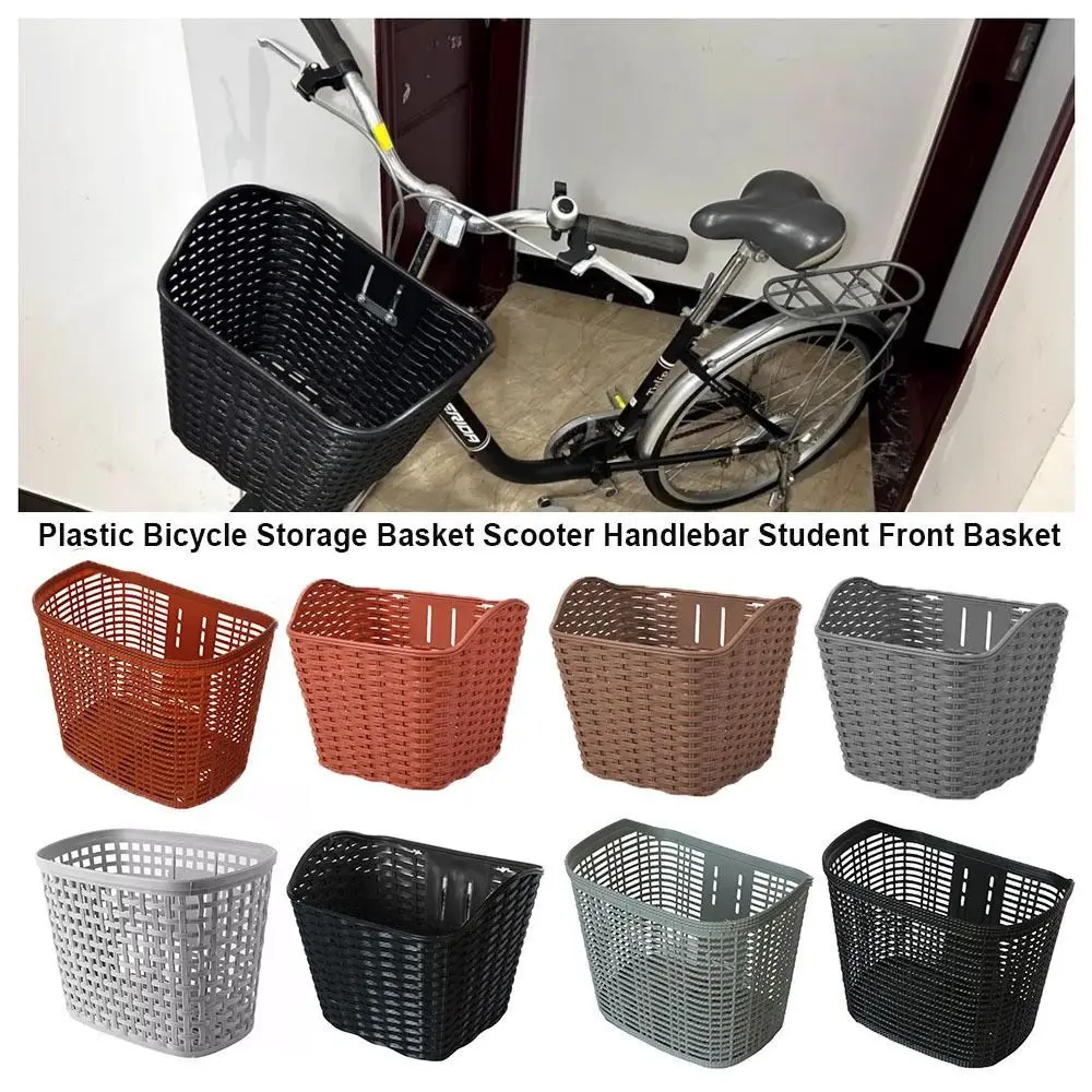 Cesta delantera para bicicleta infantil multicolor de plástico - imagen 3
