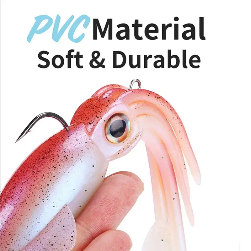 Jig para Calamar WEIHE – Señuelo de pulpo con anzuelo luminoso UV - imagen 4
