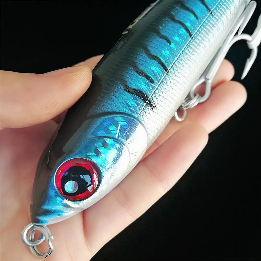 Señuelo Noeby Jigging para agua salada pesado azul 16 cm - imagen 5