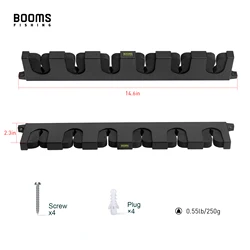 Booms Fishing WV5 – Soporte de pared para cañas de pesca