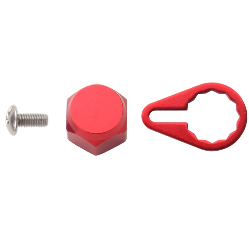 Carrete de pesca Kawa, tuerca de manivela, tornillo y placa para carrete BaitCast A/D, carrete con tapa de tornillo de mano izquierda y derecha, accesorio DIY - imagen 4