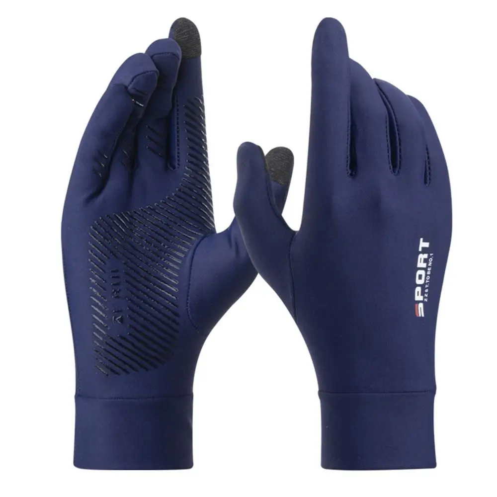 Guantes de protección solar con protección UV, guantes de protección solar elásticos finos, antideslizantes, transpirables, para ciclismo y conducción, pesca