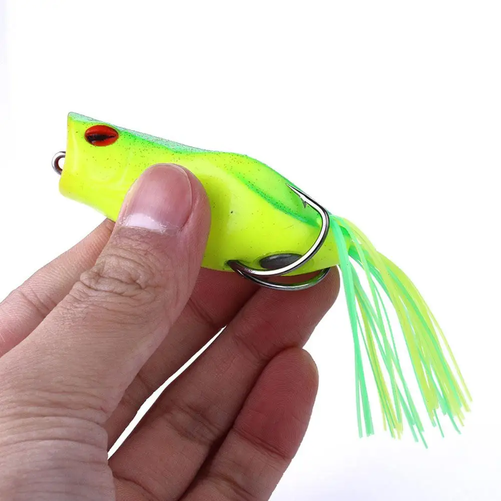 Señuelo de pesca Artificial con anzuelos, cebo falso colorido, equipo de pesca para agua salada y dulce, 7cm/14g - imagen 3