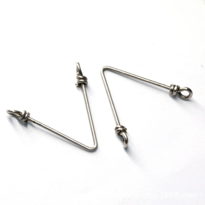 Dispositivo de ramificación rápida de acero inoxidable en forma de V, 1000 Uds., Material de Pesca, aparejos de productos, accesorios de Pesca, venta al por mayor - imagen 2