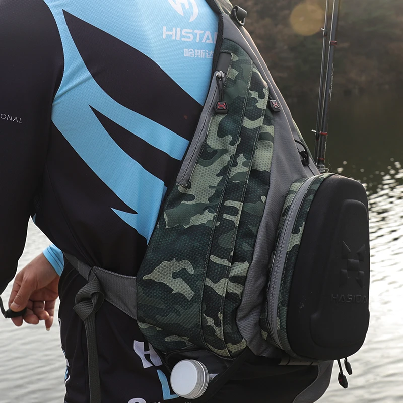 Bandolera de pesca HISTAR – Cremallera y correa ajustable - imagen 4