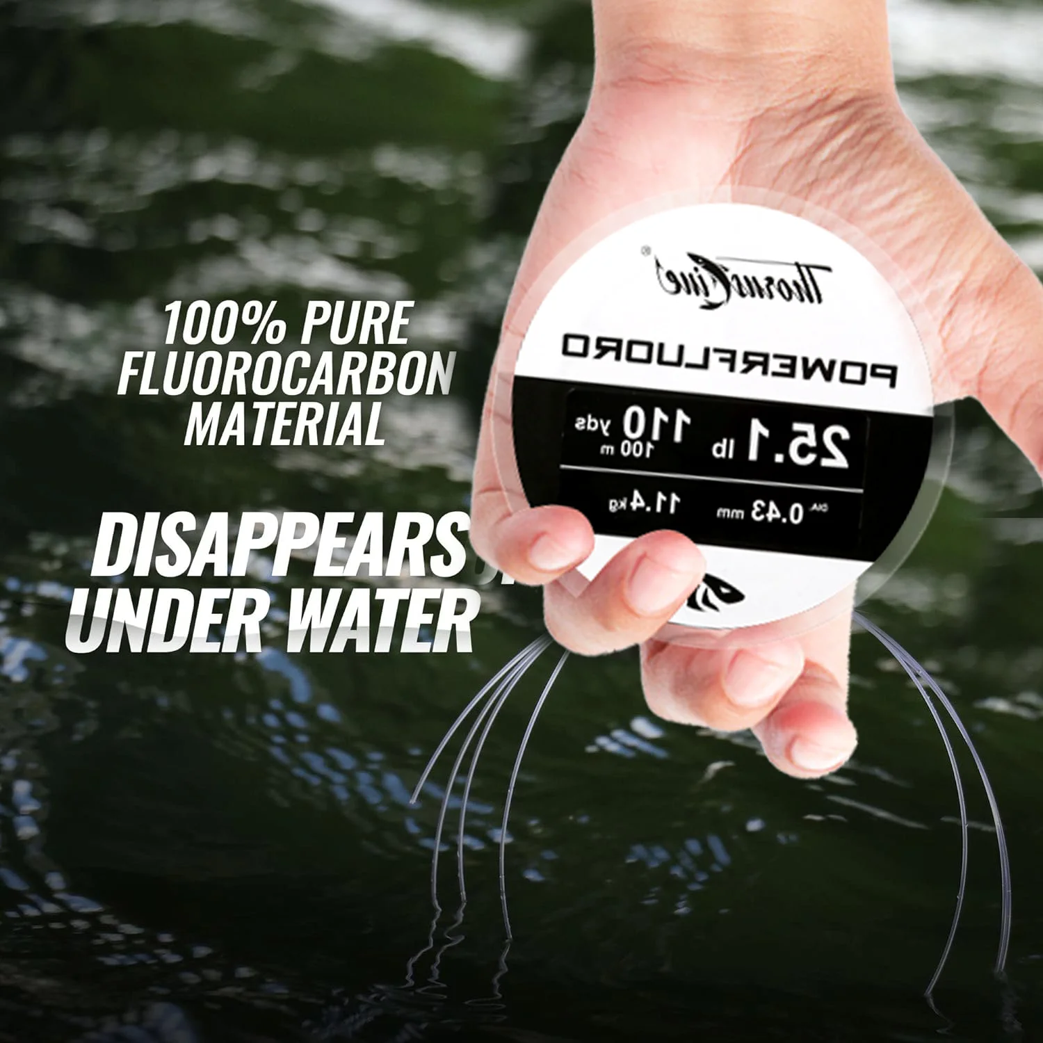ThornsLine-sedal de Pesca de fluorocarbono 100, línea de fibra de carbono importada japonesa, 1-32kg, 100% M, 50M accesorios de pesca pesca accesorio pesca accesorios mar hilo trenzado pesca hilo de pesca herramientas - imagen 5