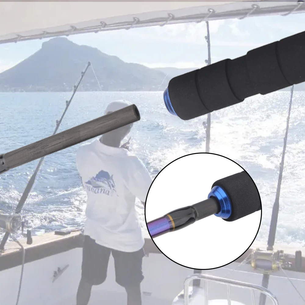 ROLLFISH Caña Jigging Lenta Fibra de Carbono Asiento Fuji Lubina - imagen 3