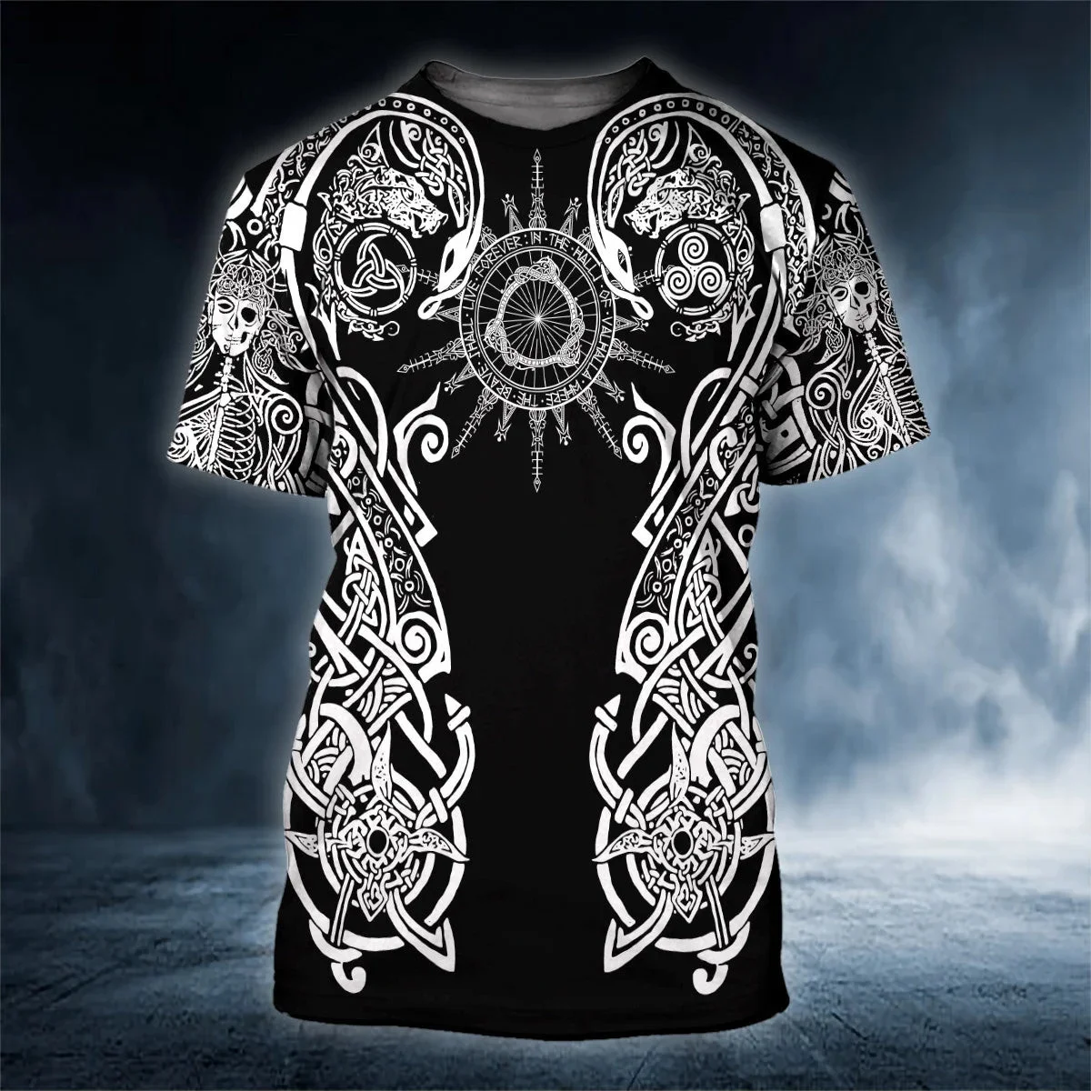 Camiseta con estampado 3D de calavera de dragón púrpura para hombre, camisa de manga corta informal Unisex, moda de verano, TX305 - imagen 2