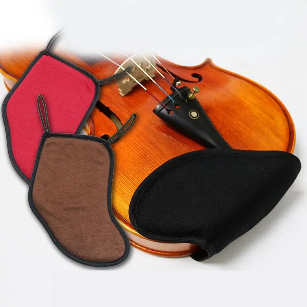 Almohadilla de apoyo para hombros y barbilla de violín de algodón, accesorios de cojín de esponja, funda suave para violín para 1/8 1/32 1/4 1/2 3/4 /4/4 - imagen 4