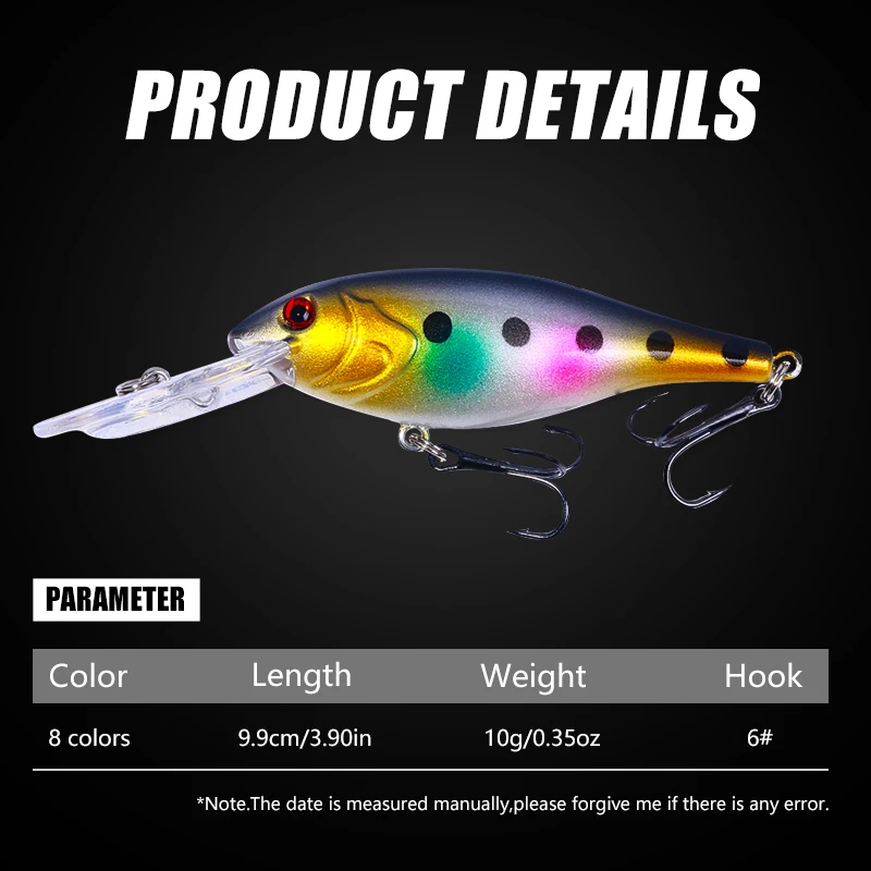 Pack completo de 8 señuelos de pesca 3D listos para usar