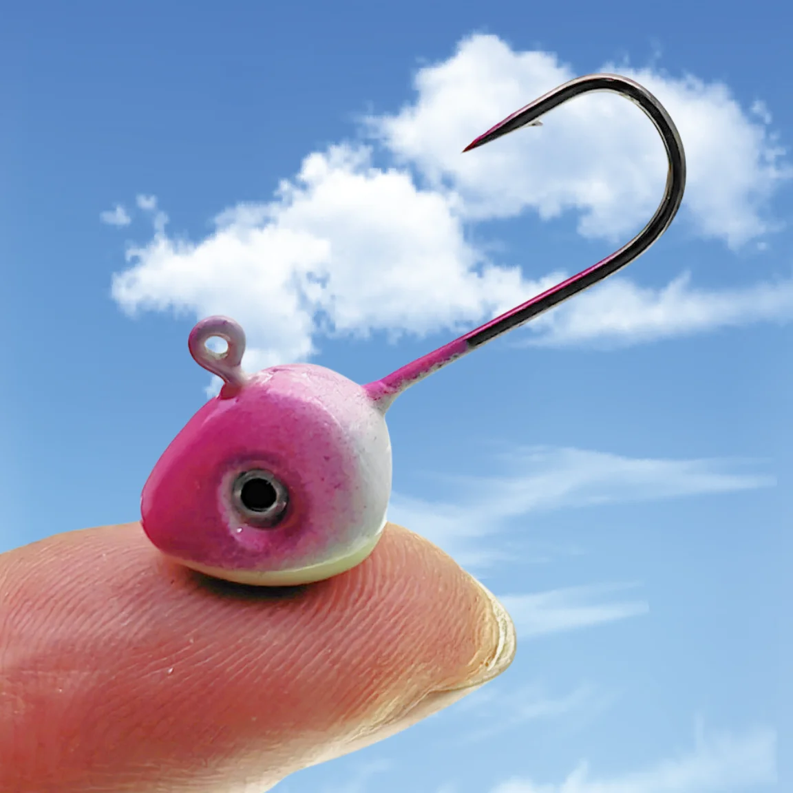 MUKUN Mini Jig Head con ojos – Anzuelo plomado para vinilo - imagen 5