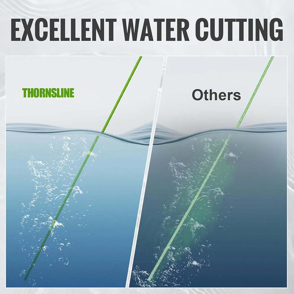 ThornsLine X4, línea de pesca trenzada mejorada, línea de PE multifilamento de 4 hebras súper fuerte, línea trenzada de 300/1000M, todo para peces y carpa - imagen 4