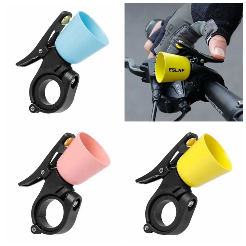 Timbre transparente para bicicleta, Mini bocina de advertencia para bicicleta, recordatorio fuerte para Scooter, seguridad - imagen 2