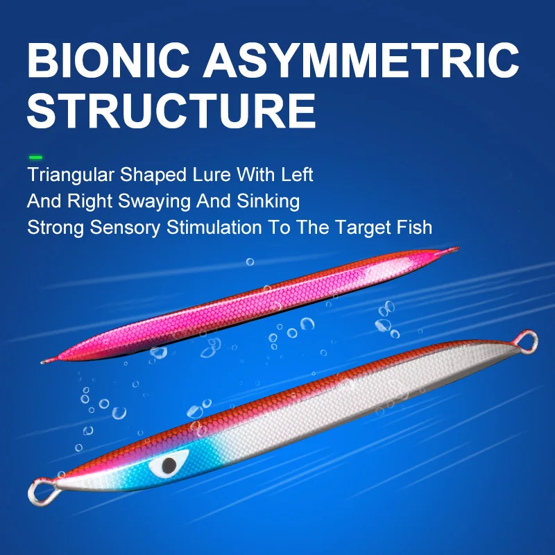 티저 J118 120g 160g 180g CBONE-MB1 낚시 금속 지그 루어 바닷물 빛나는 금속 지그 낚시 루어 빠른 싱킹 지그베이트 - imagen 3