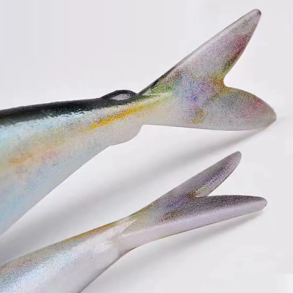 Señuelo blando lombriz Soft Shad Worm hundimiento para pike y zander - imagen 5