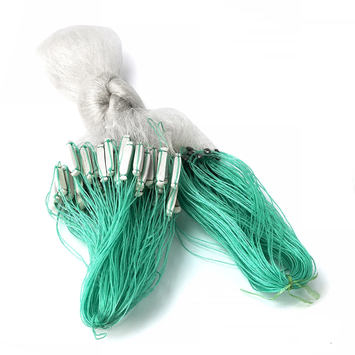 Red de pesca de nailon con malla pequeña, trampa para peces duradera para pesca al aire libre