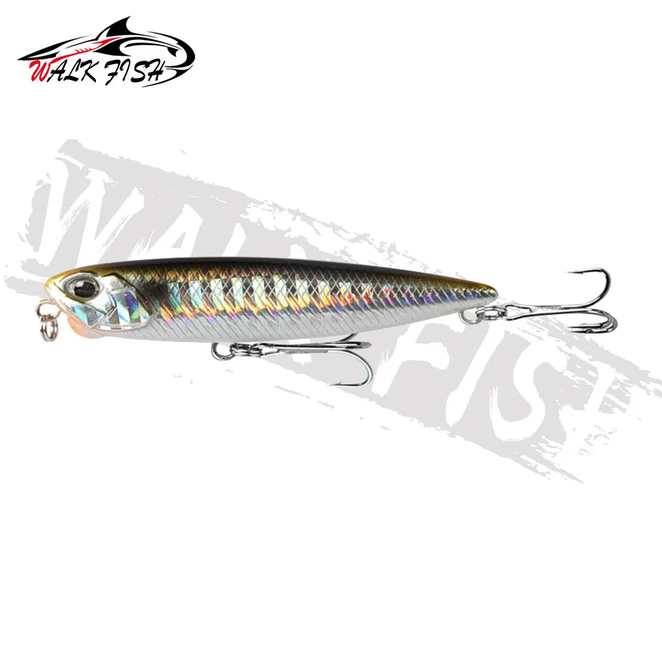WALK FISH-señuelo de Pesca flotante, cebo Topwater, Wobblers para Pesca de curricán, Isca Artificial, 5,5g, 14,3g - imagen 5