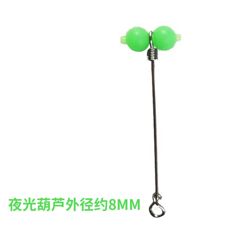 Señor de pesca verde con ganchos de 8 mm para una pesca efectiva