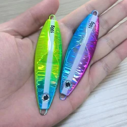 Señuelo Jig lento UV para jigging y pesca de caída