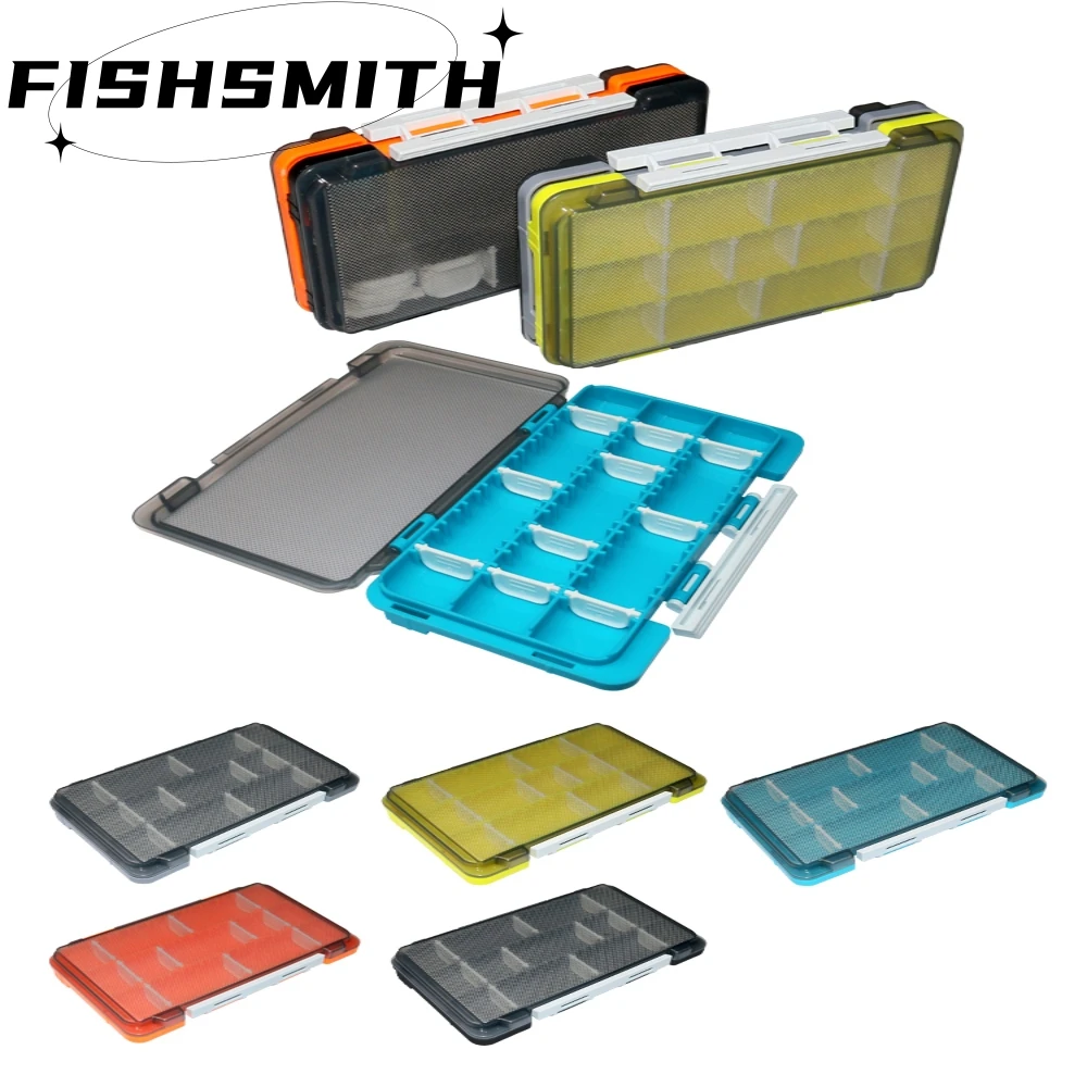 Caja de pesca portátil, caja de accesorios de plástico, organizador de anzuelos, herramienta de almacenamiento para carpa, artículos de pesca, caja de aparejos de pescador - imagen 2