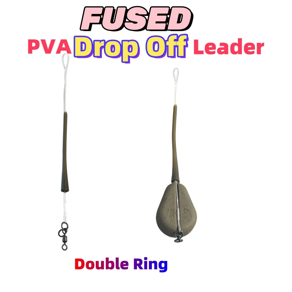 Línea de anzuelo para pesca de carpa, líder fundido en línea PVA, accesorios para líderes, aparejos terminales del sistema líder - imagen 3