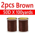 2pcs Brown