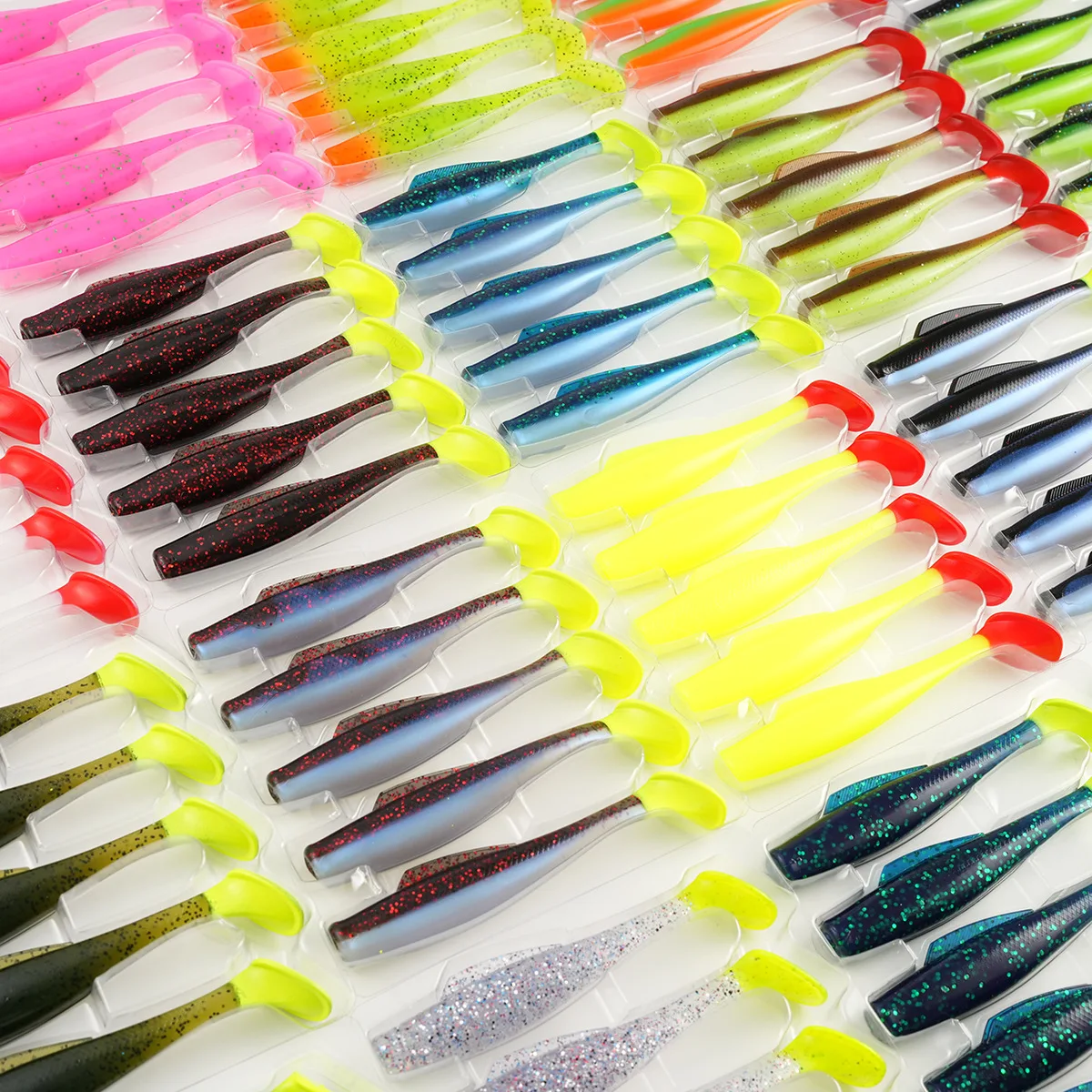 5 uds Testar Señuelos de Pesca cebo blando 120mm 13,4g alta calidad Pesca cebo de silicona Wobblers Swimbait lubina Leurre aparejos de Pesca - imagen 4