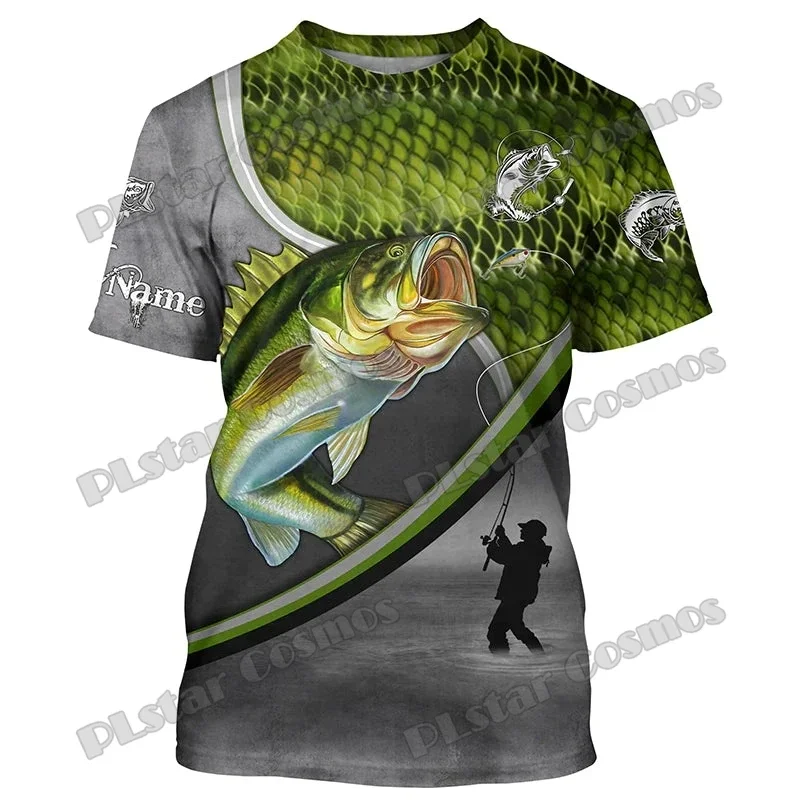 Mahi-Mahi, Wahoo, pesca al atún, nombre personalizado, camiseta estampada en 3D a la moda para hombre, pantalón corto informal Unisex de verano, camiseta de manga TX311 - imagen 5
