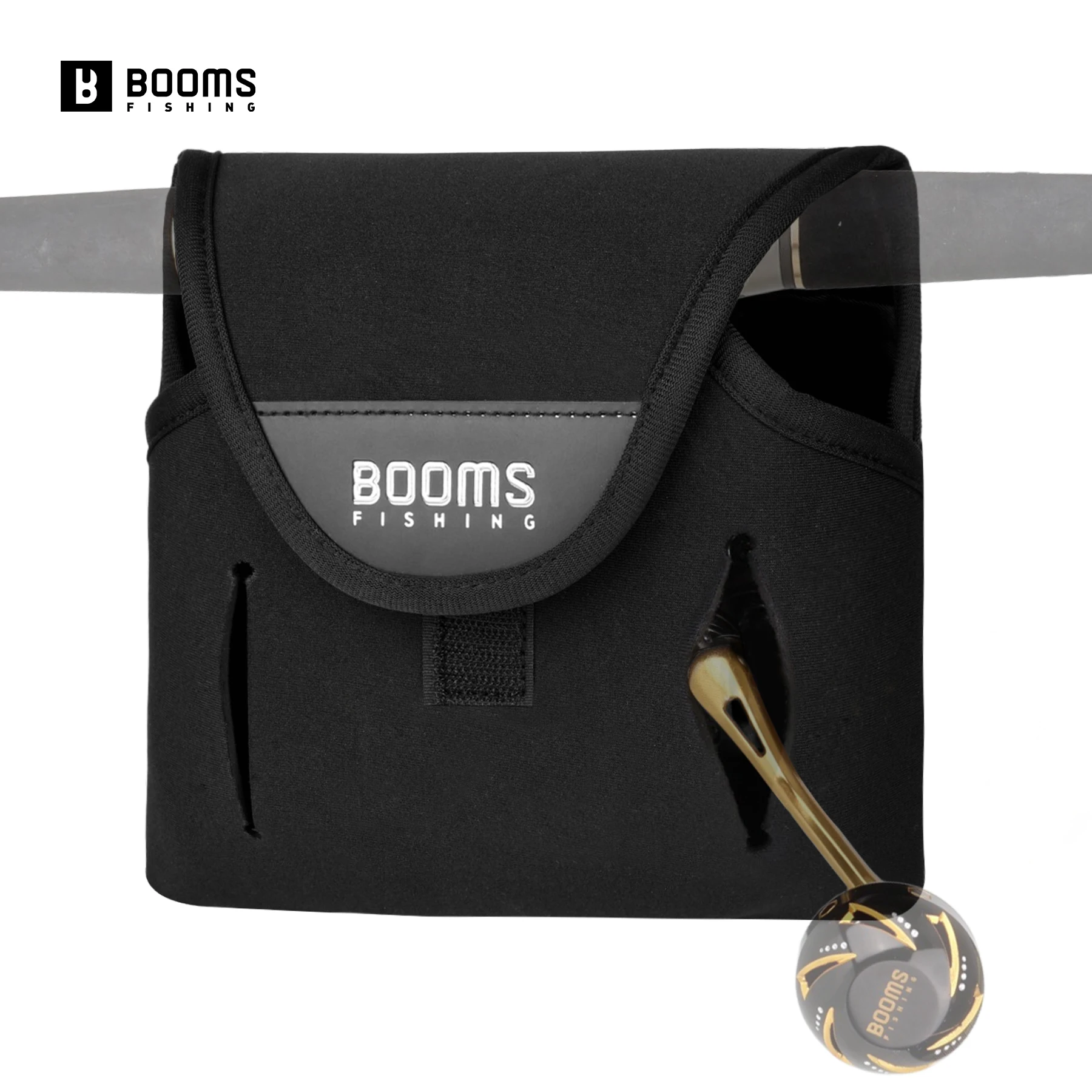 Booms Fishing RC7 bolsa de carretes de pesca de neopreno para carrete de fundición giratoria estuche de almacenamiento cubierta carretes funda protectora