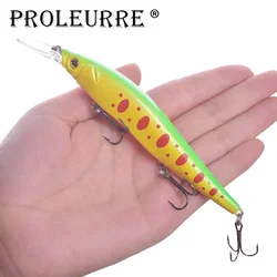 Proleurre Laser Plastic Minnow señuelo duro para lucio y black bass