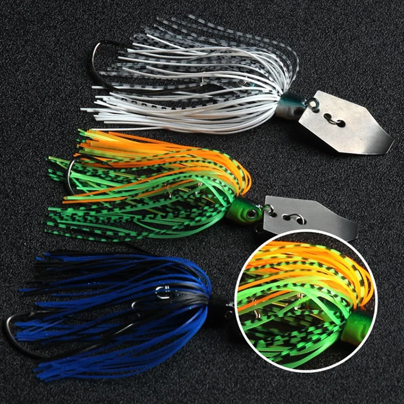 Señuelo giratorio de alambre para pesca, cebo Artificial de 12g, 16g y 20g, Wobbler, Chatterbait, Jig Dancer, Spinner - imagen 2