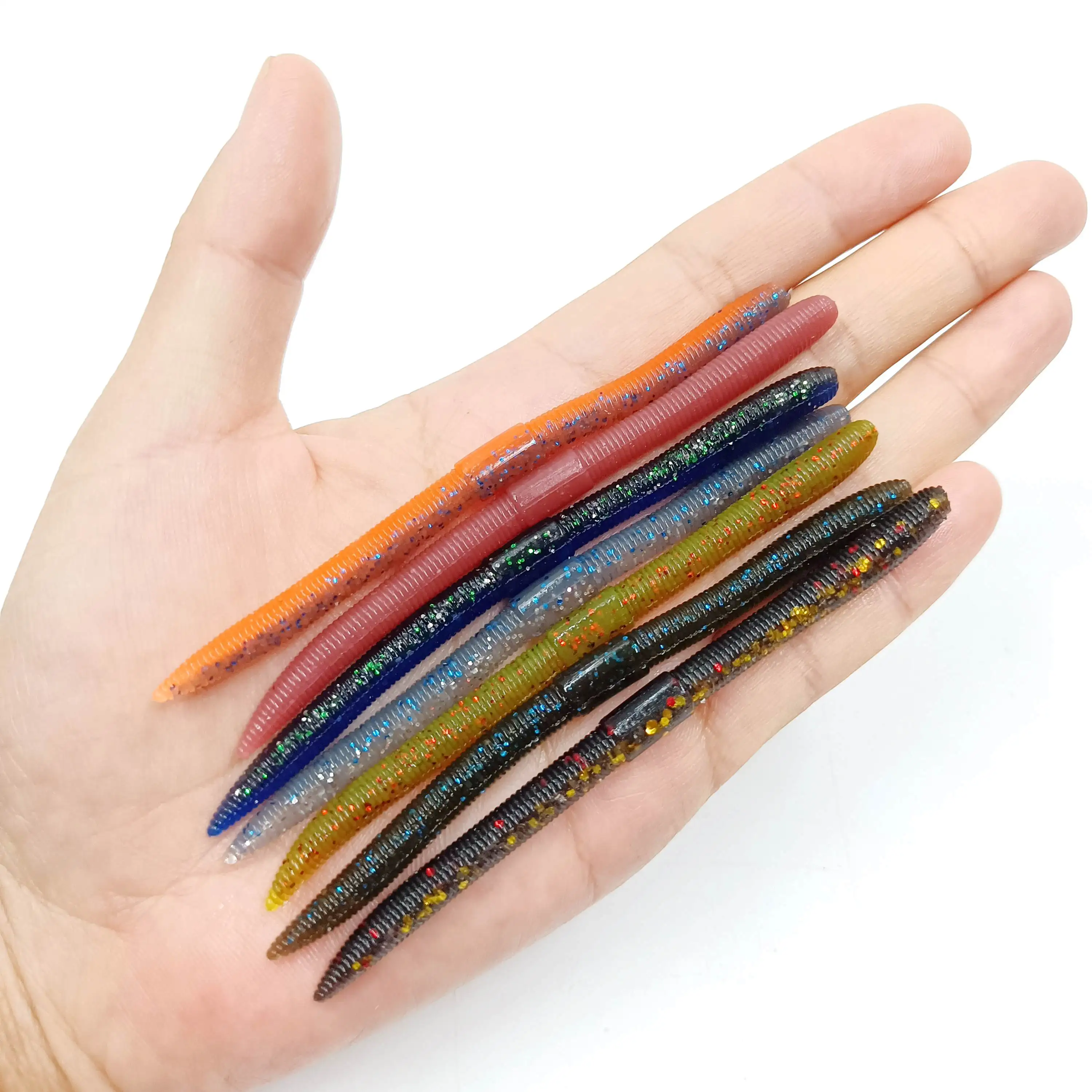 Gusano Senko DUODUOYU de silicona para pesca de lubina