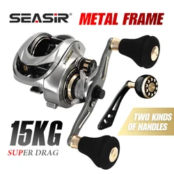 SEASIR Megacuda Carrete Baitcasting Aluminio – Jigging 6.5:1