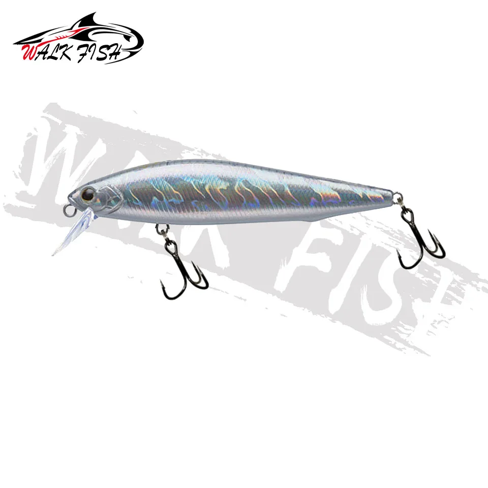 WALK FISH-señuelo de Pesca Jerkbait, sistema de equilibrio de gravedad, cebo duro, Wobbler manivela, buceo lento, Swimbait, 5-14g - imagen 4