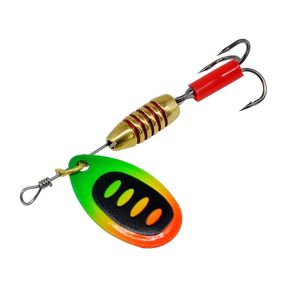 WALK FISH 5,9 cm 5g Spinner señuelo Luya Spinner compuesto giratorio lentejuelas Metal pesca cebo engranajes pesca océano lago falso cebo duro - imagen 5