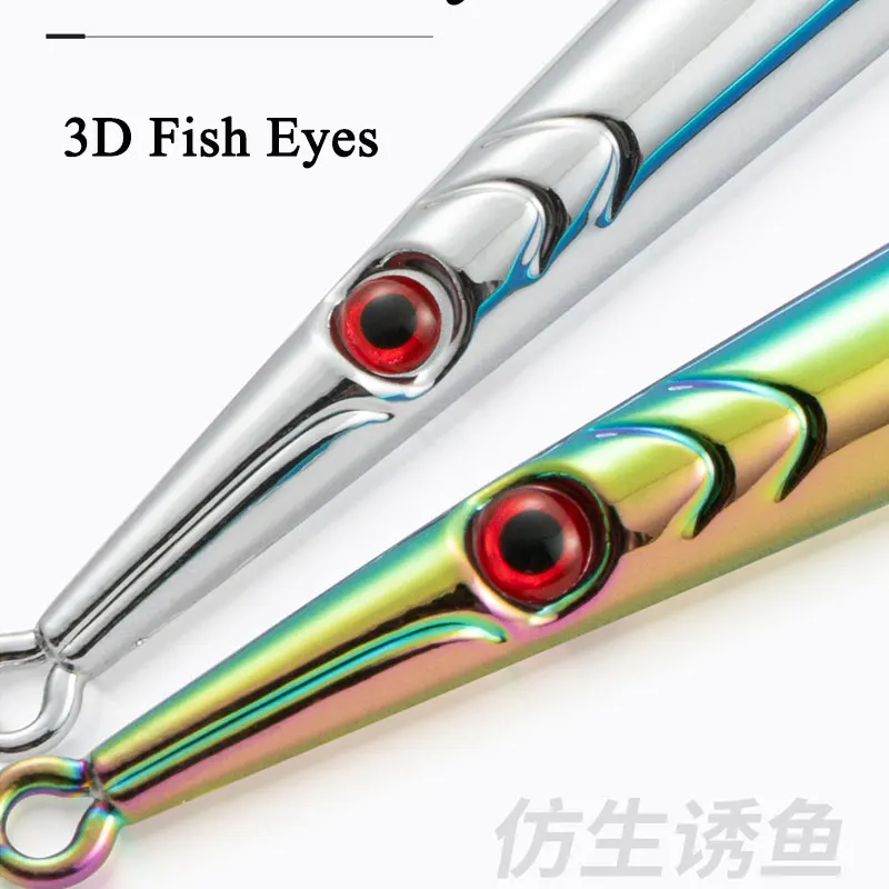 Como plantilla rápida, cebo para pescador, velocidad Vertical, señuelo que se hunde, 60g80g, cuchara de Pesca, Jigging de Metal, cebo Artificial, Leurre de mar - imagen 5
