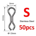S 50pcs Silver
