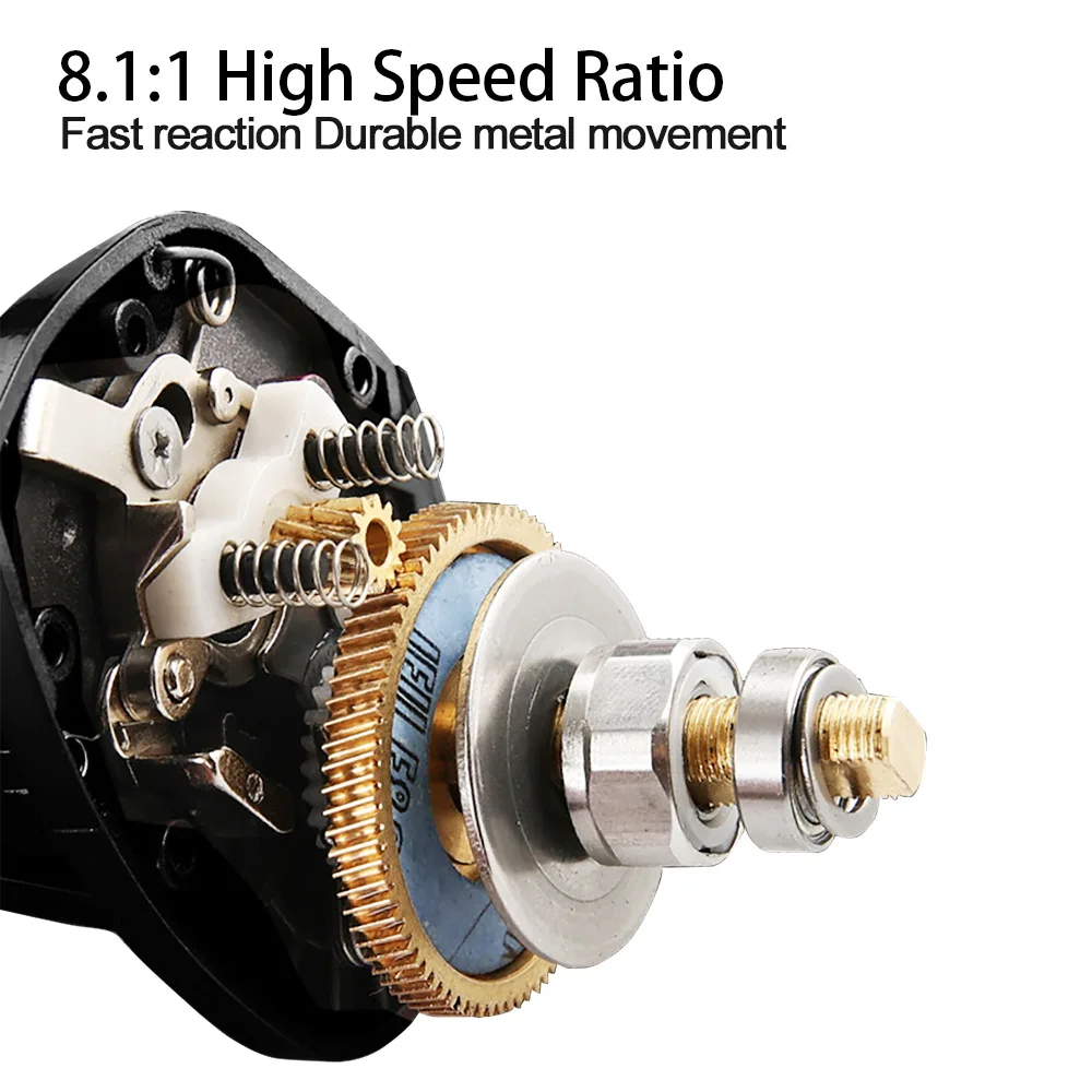 JOF-carrete de Baitcasting de alta velocidad, sistema de freno magnético de agua salada fresca, ultraligero, relación de engranaje 8,1: 1, 17 + 1BB, nuevo - imagen 5