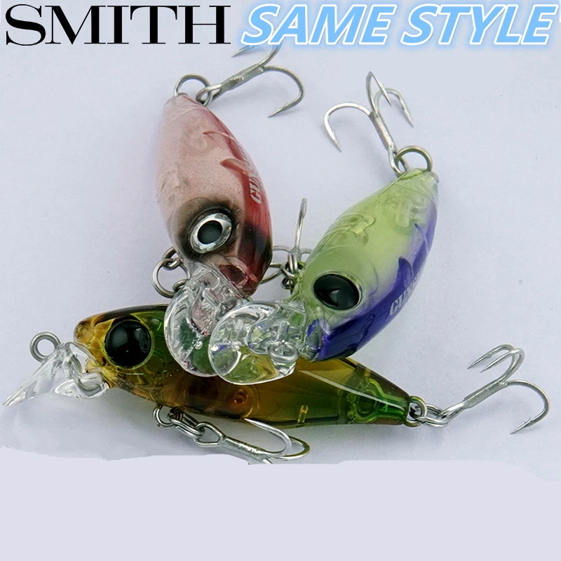 Smith Minolua 55F Señuelo minnow – Boca doblada color abulón - imagen 2