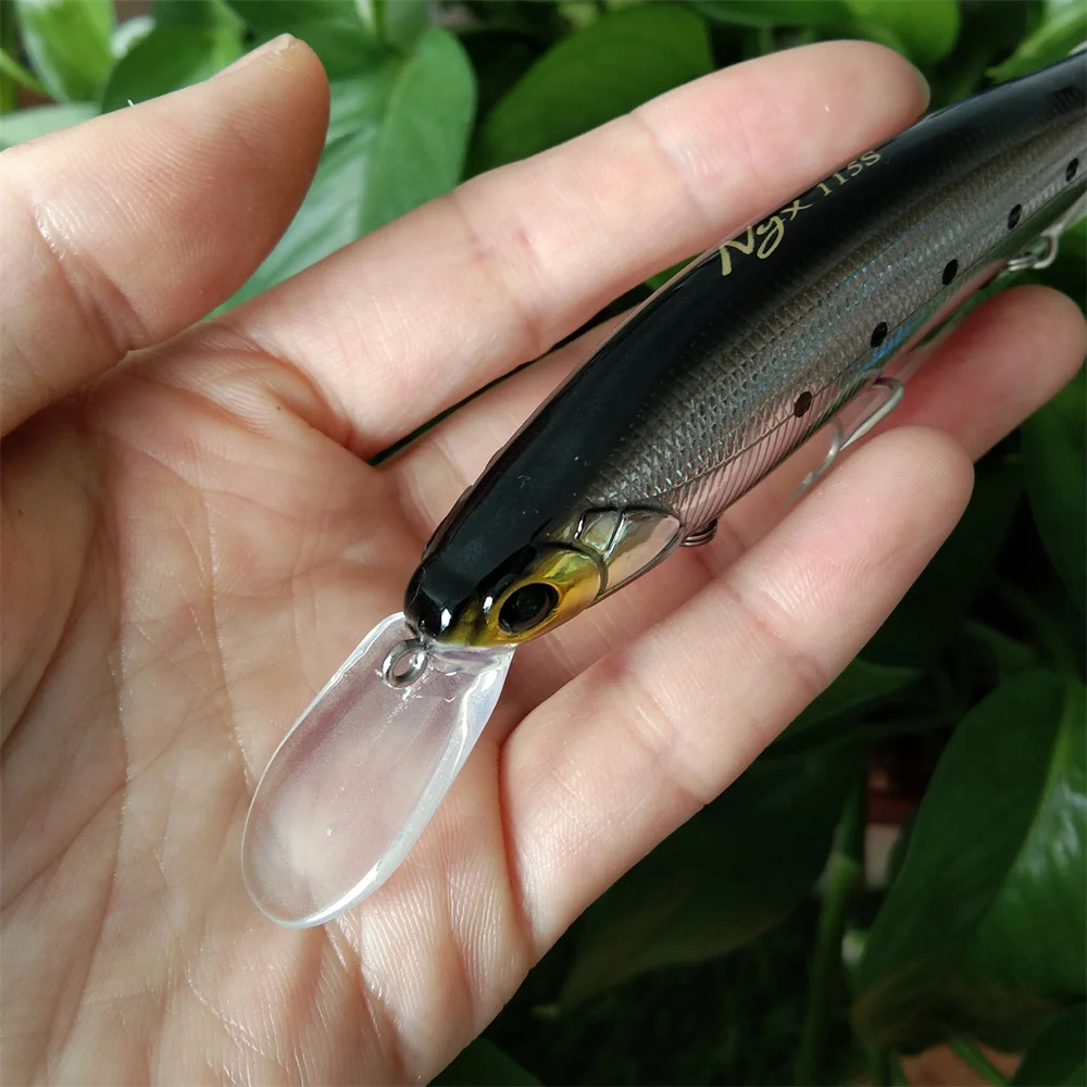 TSURINOYA-pesca de pececillos de hundimiento, 3 piezas, 115mm, 18,5g, 115S, rango máximo de 2,8 m, lubina de agua salada, pesca de Lucio, Jerkbait Artificial duro - imagen 5