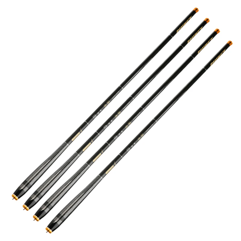1 unidad de caña de pescar de carbono de 6,3 m, aparejos de pesca de río, caña de carpa cruciana de carbono, equipo de pesca de carbono súper duro, pesca al aire libre