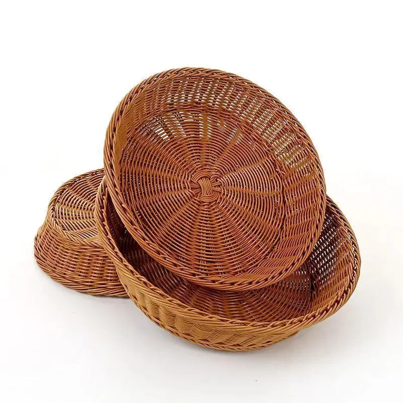 Cesta Expositora de Ratán para Frutas y Verduras - imagen 2